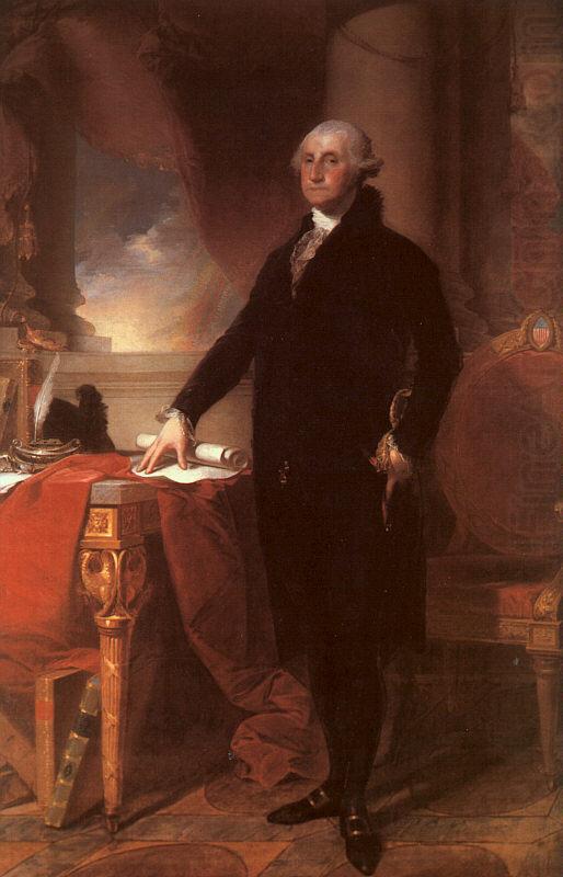 Gilbert Charles Stuart George Washington china oil painting image